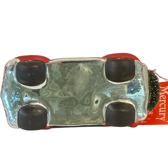 Department 56 Handblown Mercury Glass Jumbo Christmas Pickup Truck Ornament-NWT - Picture 5 of 7